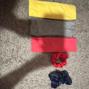 Colorful Headbands and Scrunchies Set